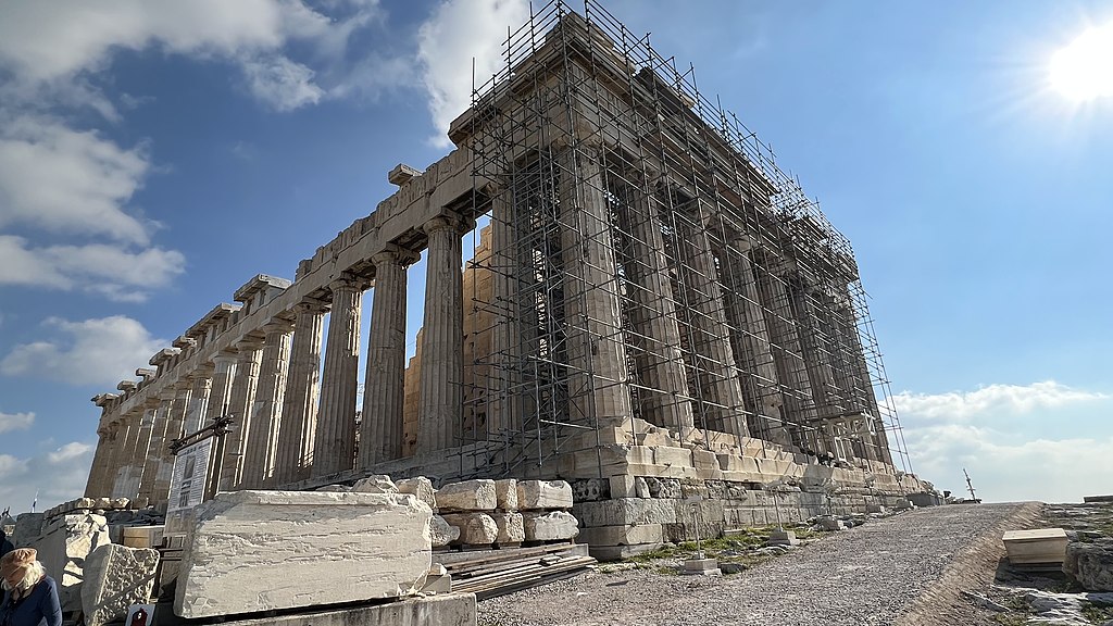 Parthenon. Photo taken in 2023