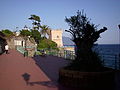 Italiano: La passeggiata Anita Garibaldi a Genova Nervi. Al centro della foto la torre Gropallo.
