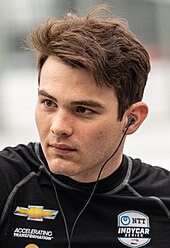 Pato O'Ward was fastest on Thursday. Pato O'Ward (2021) (cropped).jpg