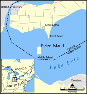 Middle Island (Lake Erie) island on Lake Erie in Ontario, Canada