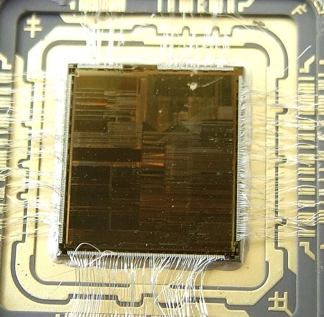 The die of a Pentium processor