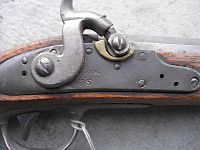 Кременева рушниця Модель 1814 перероблена Р. Джонсоном під ударний капсуль.