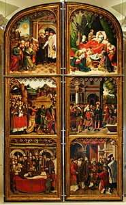 Pere Nunyes - Altarpiece of St Elgius of the Silversmiths