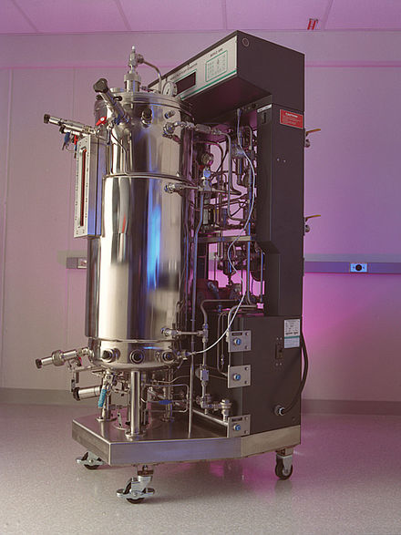 Bioreactor for cellulosic ethanol research.