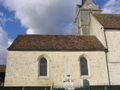 Façade Sud de la nef de l'église.