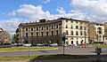 Circle buildings in Piazza Beccaria