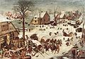 Volkstelling Bethlehem (1566) Pieter Bruegel de Oudere, Musea voor Schone Kunsten, Brussel