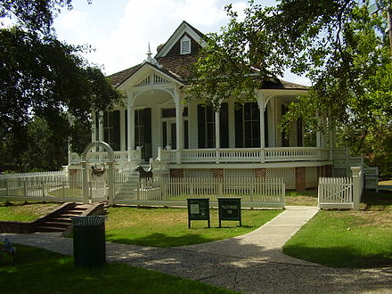 The Pillot House in Sam Houston Park in Downtown Houston PillotHouseSamHoustonPark.jpg