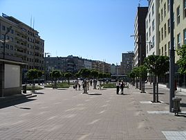 Plac Kaszubski - one of the main squares in the city