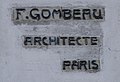 Plaque architecte F. Gombeau Touquet-Paris-Plage.jpg