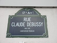 Claude Debussy Straßenschild.jpg