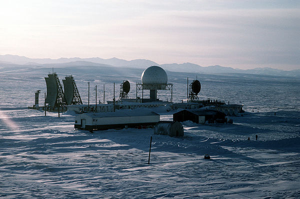 Former radar station at Point Lay, Alaska.