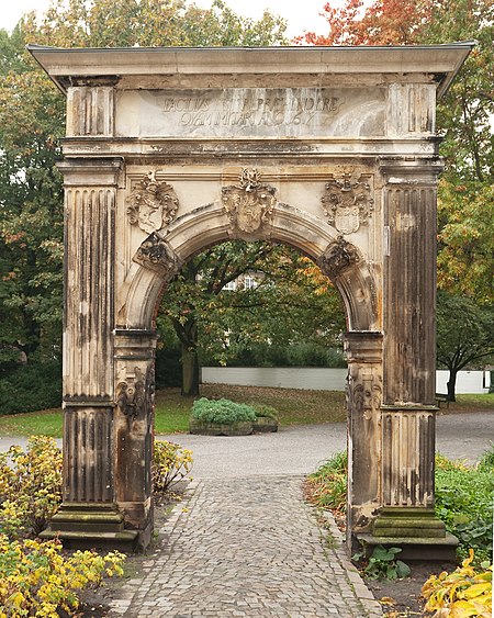 Portal Große Reichenstraße 49 (front view)