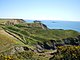 Porth y Rhaw Hillfort von Westen