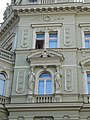 Praha - Vinohrady, Škrétova 1, Deminka Palace - nároží