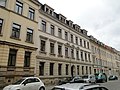 Apartment building in closed development