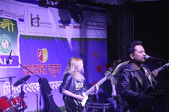 Pritom Ahmed in a Program on Boishakhi Mela 2018