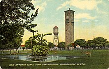 Quadrangle Plaza, Fort Sam Houston (postcard, circa 1890-1924) Quadrangle Plaza, Fort Sam Houston.jpg