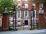 Former College building in Campden Hill Road (gates dated 1915)