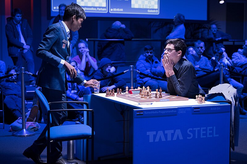 File:Rameshbabu Praggnanandhaa v Anish Giri in 2023 (52638384969).jpg