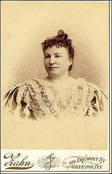 Rebecca Henry Hayes (1843-1924), co-founder of Texas Equal Rights Association (TERA). Rebecca Henry Hayes.jpg