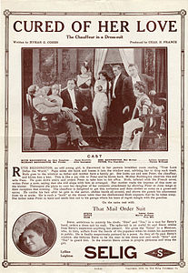 Dépliant de sortie pour GUÉRI DE SON AMOUR, 1913.jpg