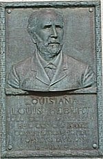 Relief potret Louis Hebert