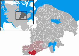 Rendswühren - Carte