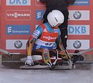 Deutsch: Vorletztes Saisonrennen im Rennrodel-Weltcup der Saison 2014/15 vom 19. bis 22. Februar 2015 in Altenberg/Erzgebirge. Tag 1: Training. English: Luge world cup race season 2014/15 in Altenberg/Germany, 19th to 22nd Februar 2015. Day 1: training.