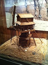 Miniature replica of windmill - Stolbovki Replica of Windmill.jpg