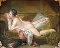 François Boucher: Odpočívající dívka (Marie-Louise O'Murphy, 1737–1818)