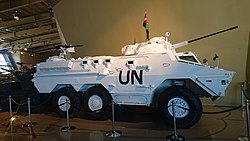 Jordanian Ratel-20 in the Royal Tank Museum, Amman. Royal Tank Museum 157.jpg