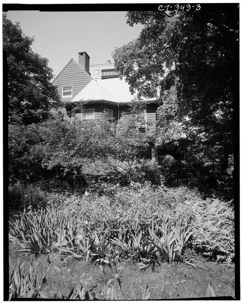 File:SIDE ELEVATION FROM WEST - George S. Knapp House, 2414 North Avenue, Bridgeport, Fairfield County, CT HABS CONN,1-BRIGPO,2-3.tif