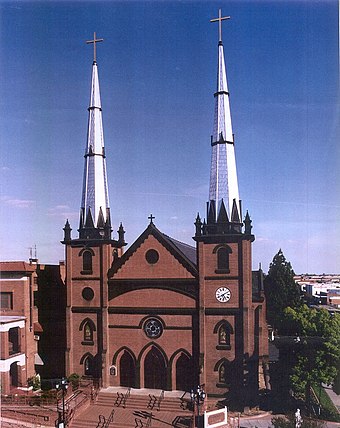 St. John the Baptist Cathedral, seat of the Catholic Diocese of Fresno.