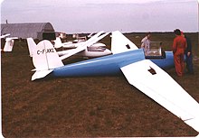 Schweizer SGS 1-23D sailplane. The 1-23 was first flown in 1948. Schweizer1-23DCFXKL02.JPG