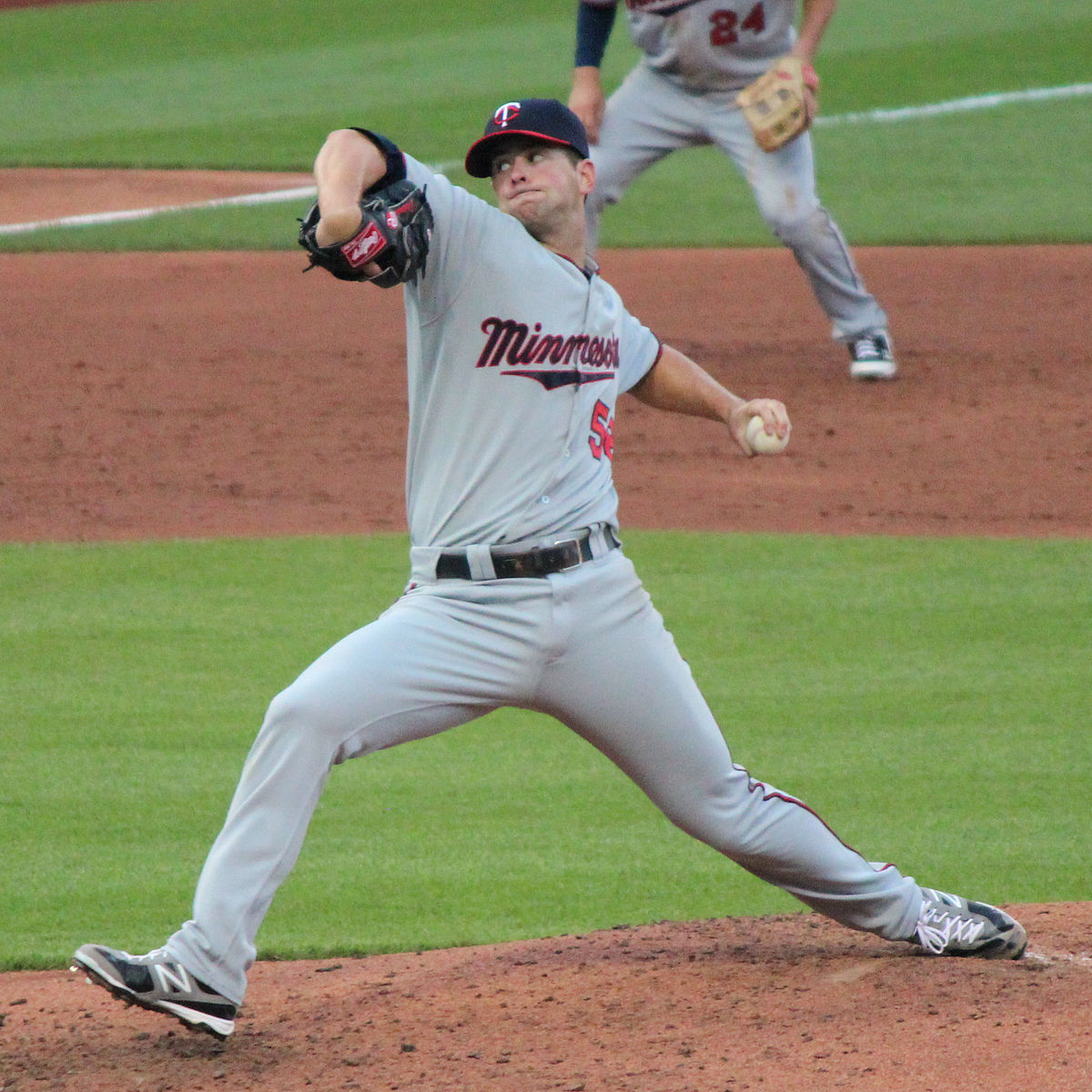 Twins pitcher Diamond earns first MLB victory