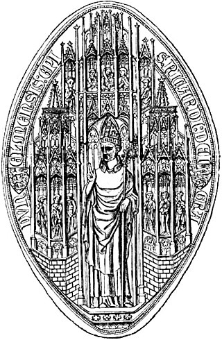 <span class="mw-page-title-main">Richard de Bury</span> 14th-century Bishop of Durham, Chancellor of England, Treasurer of England