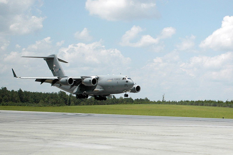File:Shelby Auxiliary Field 1 2007-07-09 C-17 training.jpg