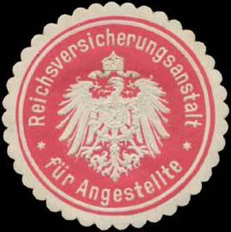 Siegelmarke Reichsversicherungsanstalt für Angestellte W0386367