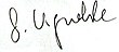 Underskrift av Gérard Vignoble