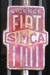 1er logo Fiat Simca (1935)