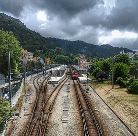 Vista geral da Estação de Sintra, em 2014