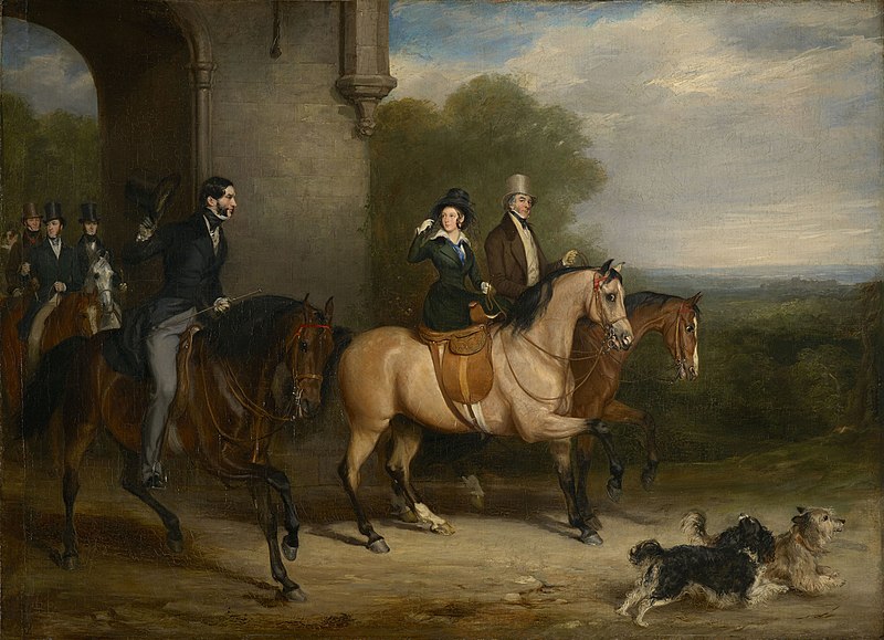 File:Sir Francis Grant (1803-78) - Queen Victoria (1819-1901) riding out - RCIN 400749 - Royal Collection.jpg