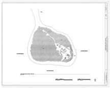 Site Plan - Cana island Light Station, Cana Island Road, Baileys Harbor, Door County, WI HABS WI-376 (sheet 2 of 2) (cropped).tif