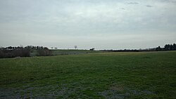 Gedeelte van het slagveld in april 2017