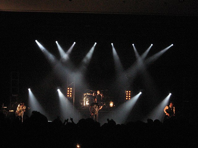 Skillet performing live in 2008