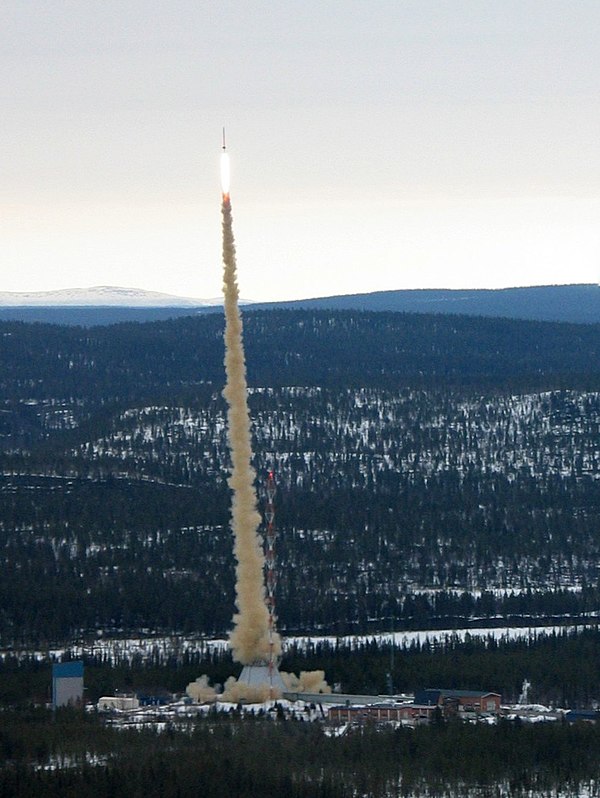 The final launch of the Skylark at Esrange, Sweden on 2 May 2005