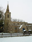 Parish Church of St Andrew Snow At Steeple Gidding Church - geograph.org.uk - 1150279.jpg