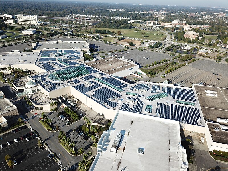 File:Solar Panels on Mall of Louisiana.jpg