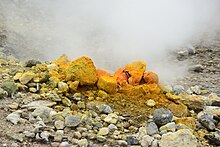 Gunung berapi Solfatara di Italia